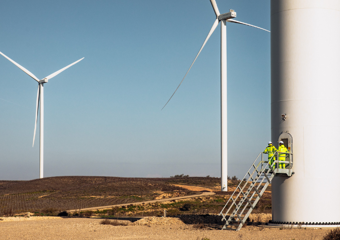 wind turbines
